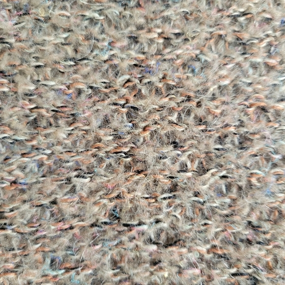 Vintage Anne Klein Sweater •Boucle Knit• Dark Tan • Minimalist • Small - Picture 3 of 7